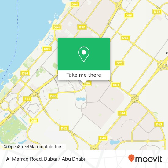 Al Mafraq Road map