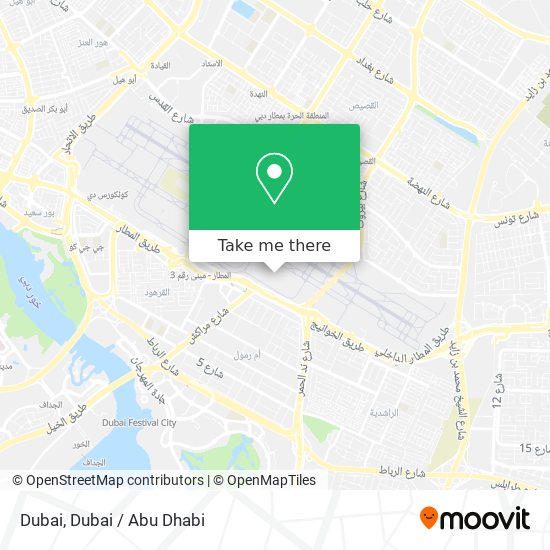 Dubai map