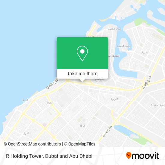 R Holding Tower map