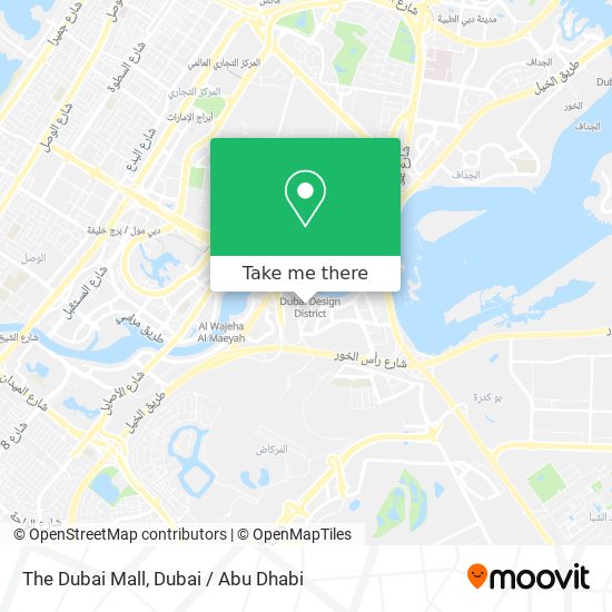 The Dubai Mall map