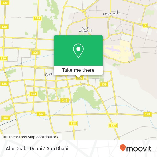 Abu Dhabi map