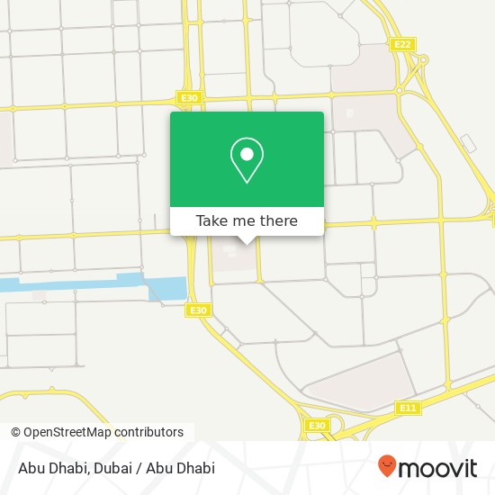 Abu Dhabi map