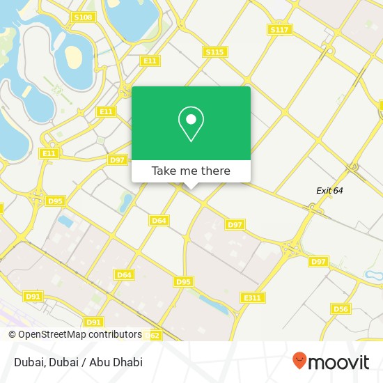 Dubai map