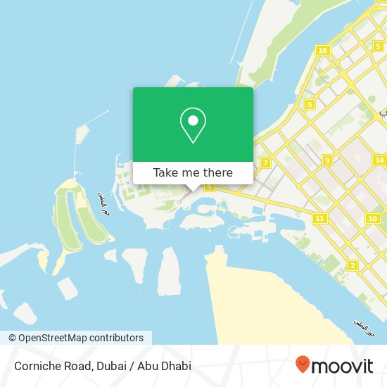 Corniche Road map