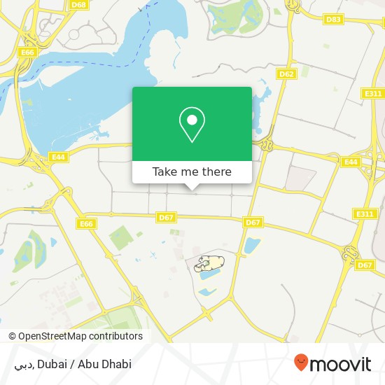 دبي map