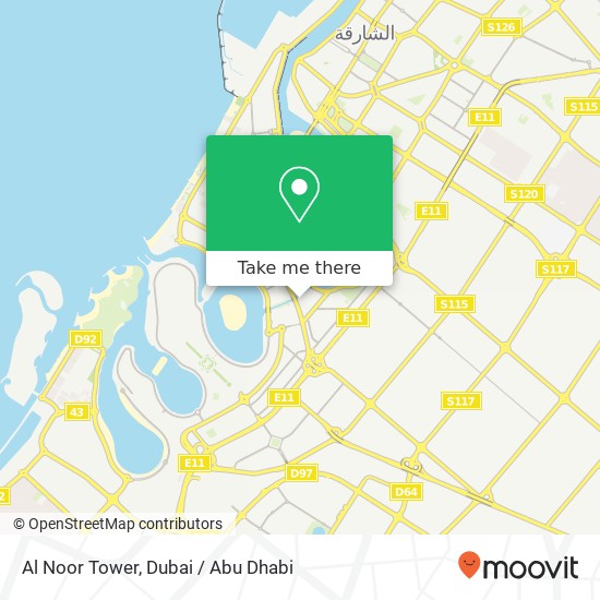 Al Noor Tower map