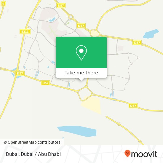 Dubai map