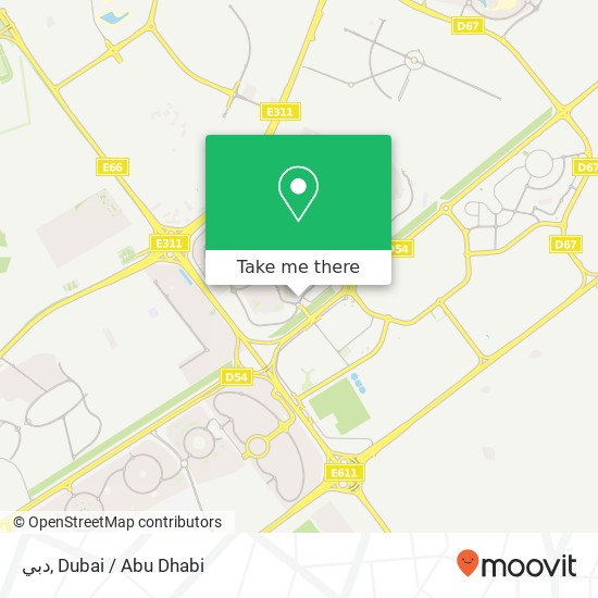 دبي map