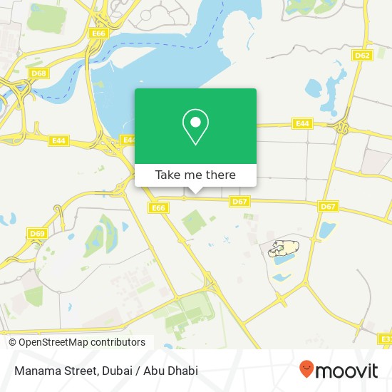 Manama Street map