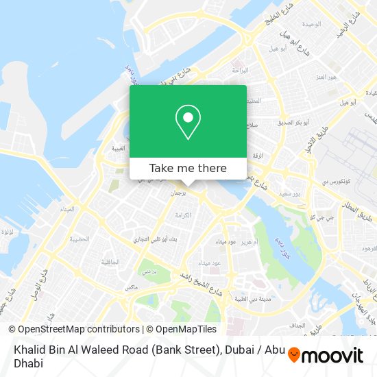Khalid Bin Al Waleed Road (Bank Street) map