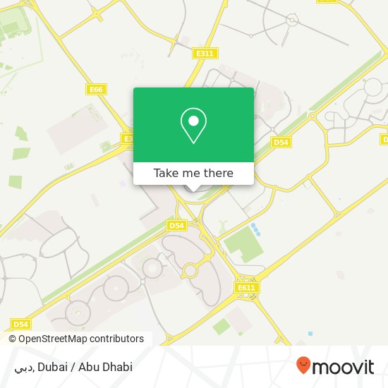دبي map