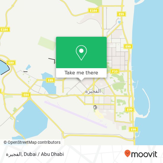 الفجيرة map