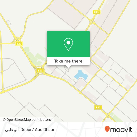 أبو ظبي map