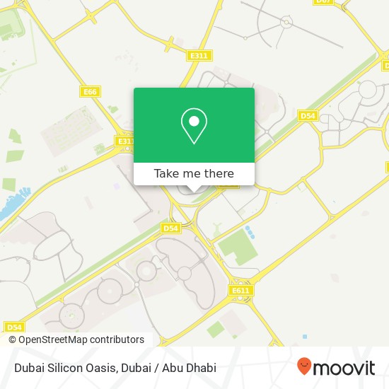 Dubai Silicon Oasis map