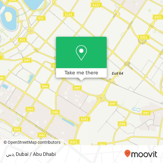 دبي map