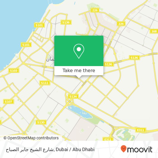 شارع الشيخ جابر الصباح map
