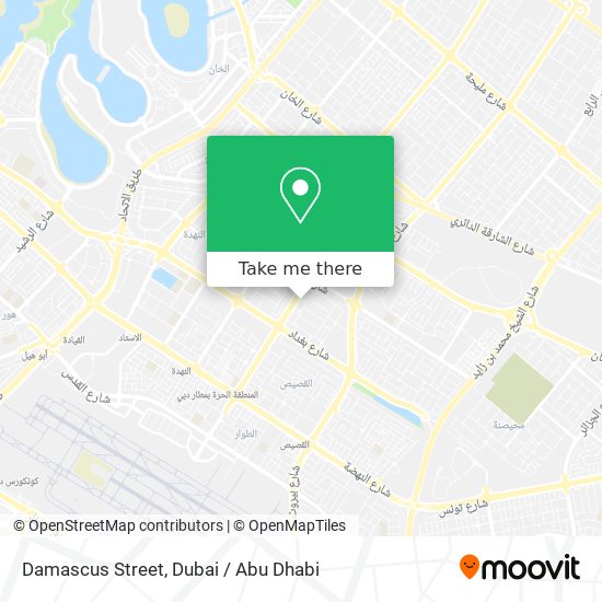 Damascus Street map