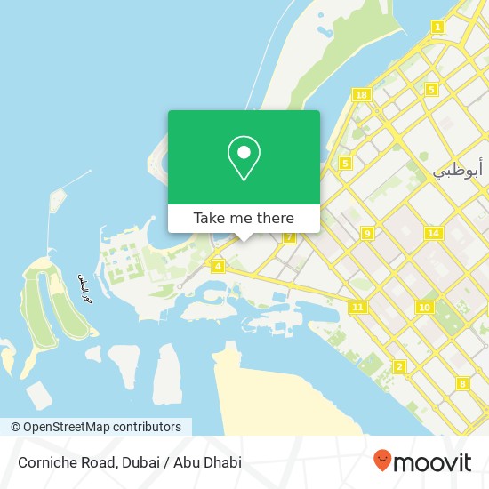 Corniche Road map