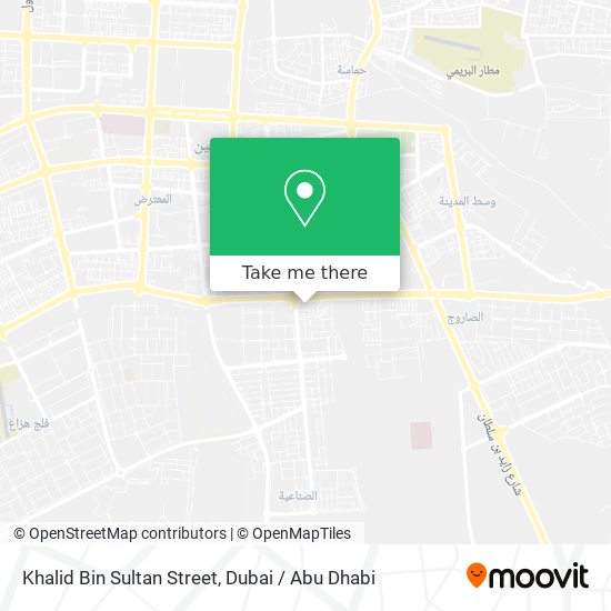 Khalid Bin Sultan Street map