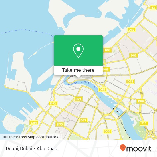 Dubai map