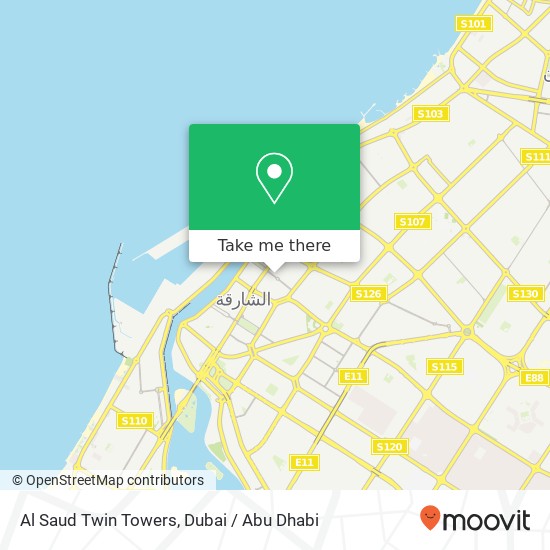 Al Saud Twin Towers map