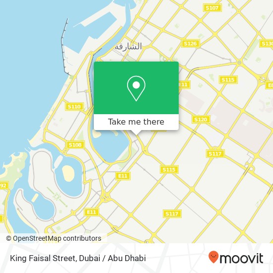 King Faisal Street map