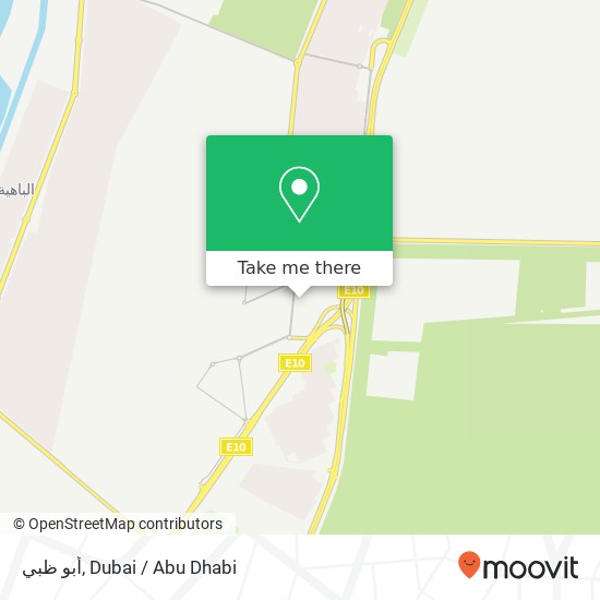 أبو ظبي map