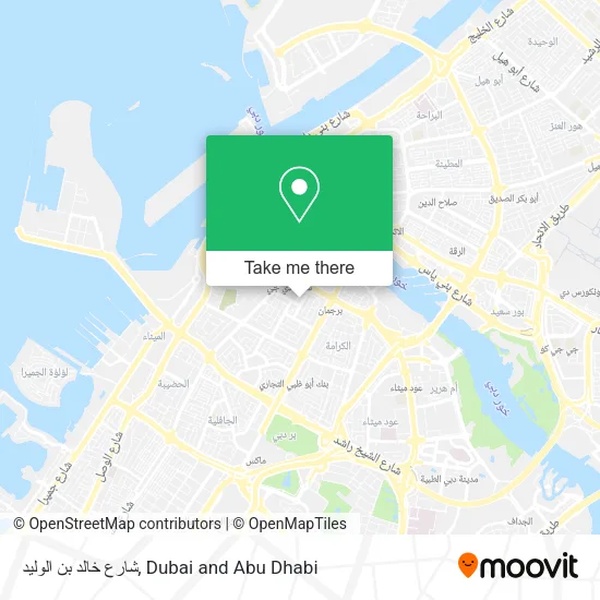 شارع خالد بن الوليد map