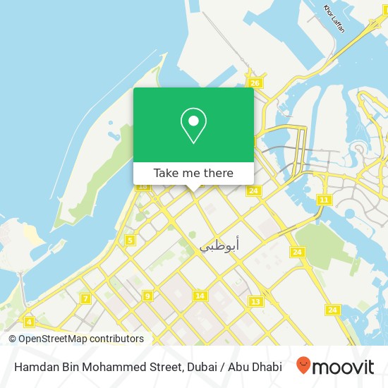 Hamdan Bin Mohammed Street map