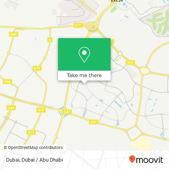 Dubai map