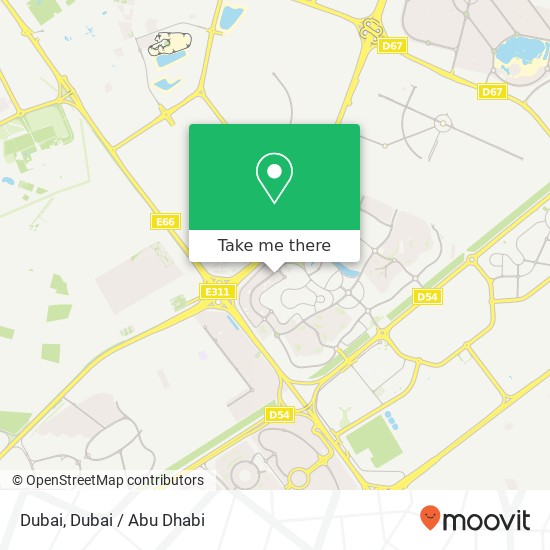 Dubai map