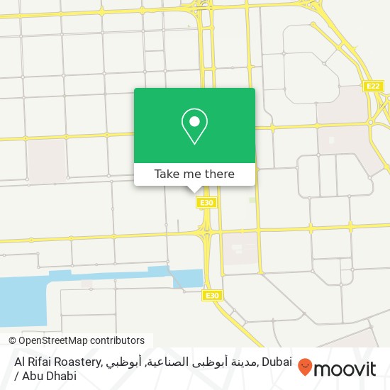 Al Rifai Roastery, مدينة أبوظبى الصناعية, أبوظبي map