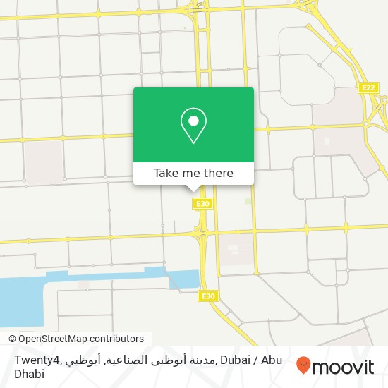 Twenty4, مدينة أبوظبى الصناعية, أبوظبي map