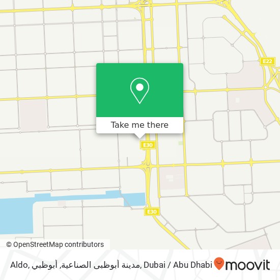 Aldo, مدينة أبوظبى الصناعية, أبوظبي map