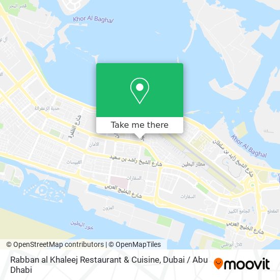 Rabban al Khaleej Restaurant & Cuisine map