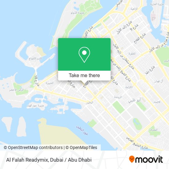 Al Falah Readymix map