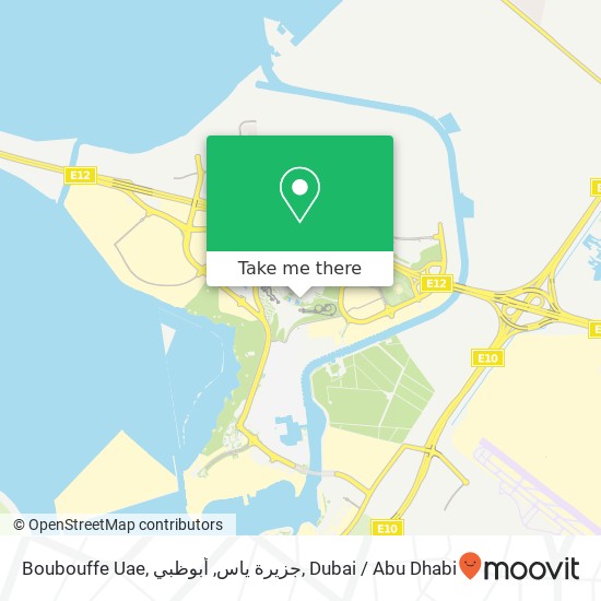 Boubouffe Uae, جزيرة ياس, أبوظبي map