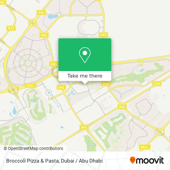 Broccoli Pizza & Pasta map