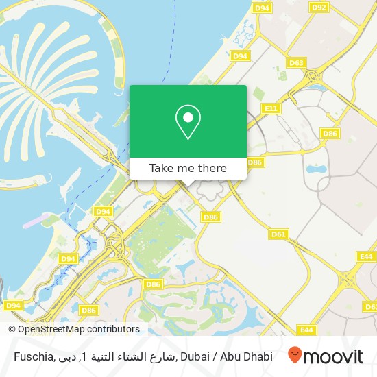 Fuschia, شارع الشتاء الثنية 1, دبي map