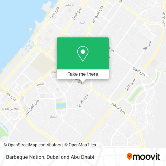 Barbeque Nation map