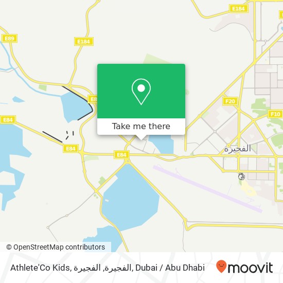 Athlete'Co Kids, الفجيرة, الفجيرة map