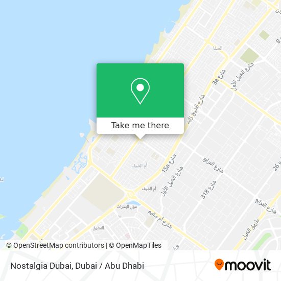 Nostalgia Dubai map