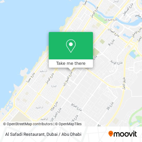 Al Safadi Restaurant map