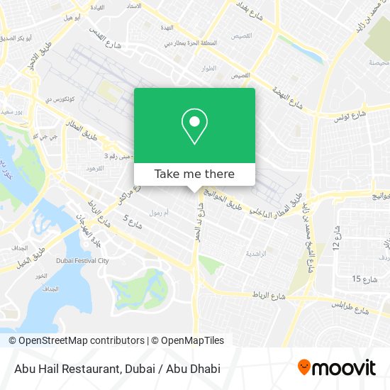 Abu Hail Restaurant map