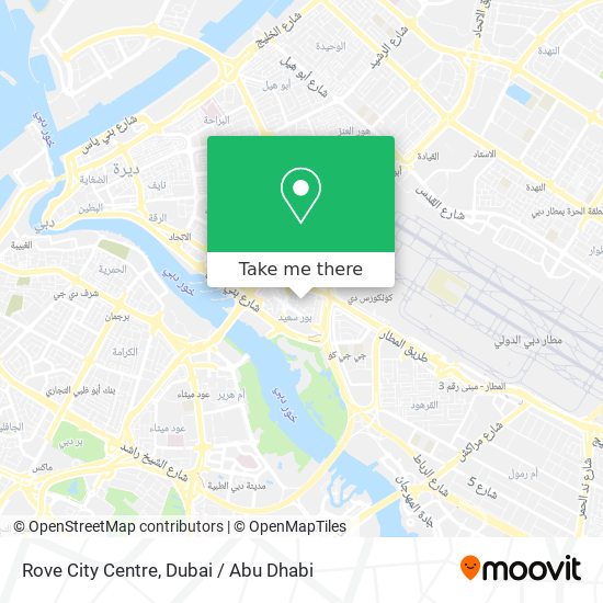 Rove City Centre map