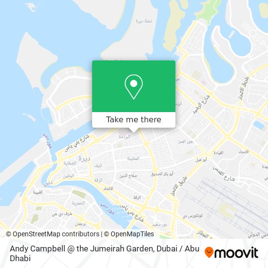 Andy Campbell @ the Jumeirah Garden map