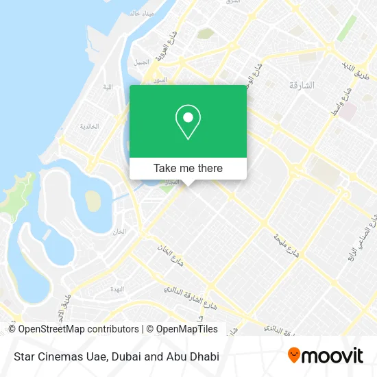 Star Cinemas Uae map