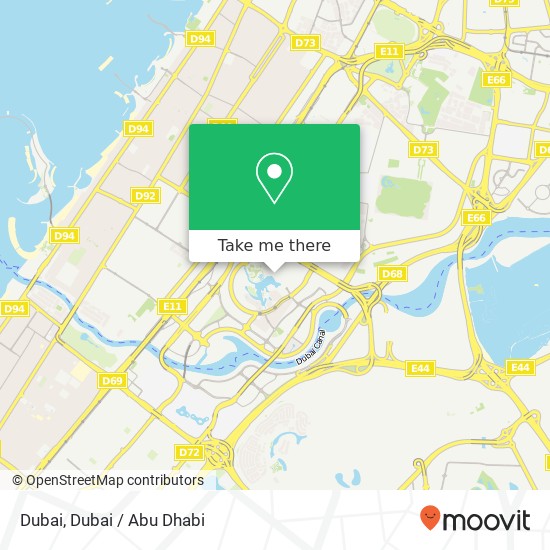 Dubai map