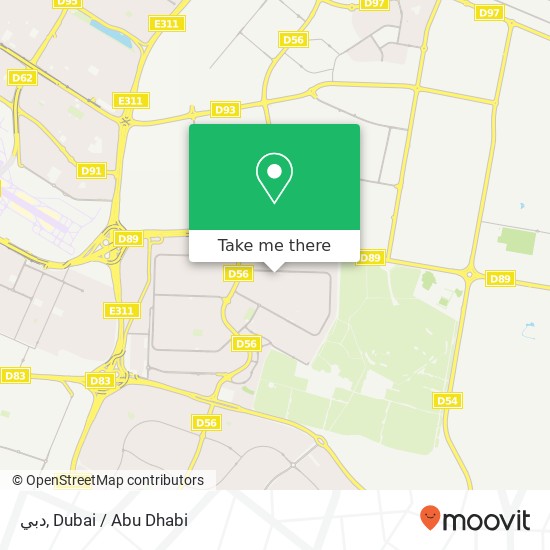 دبي map