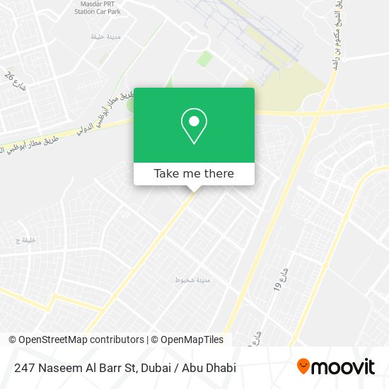 247 Naseem Al Barr St map